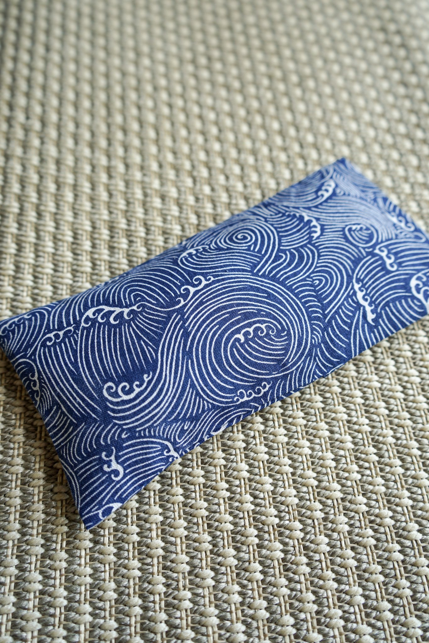 Masque relaxant aux graines de lin • indigo – Fait main en France