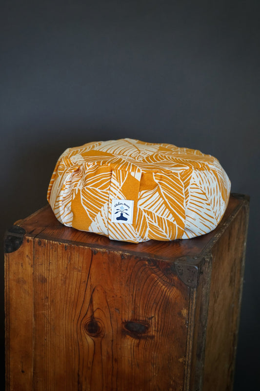 Coussin de méditation • format standard - jaune