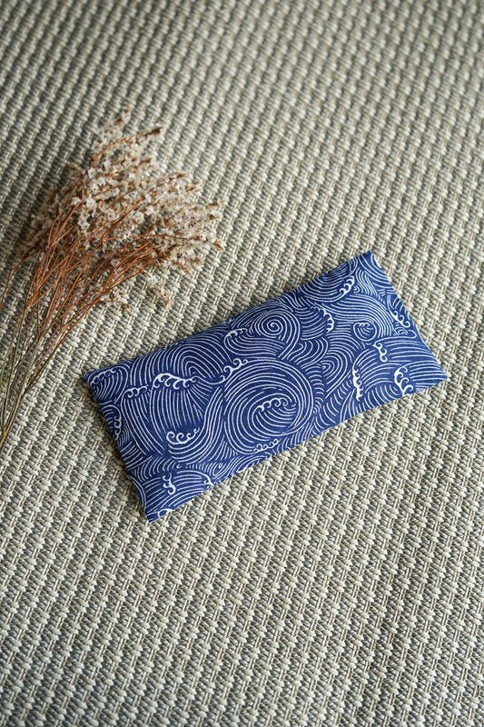 Masque relaxant aux graines de lin • indigo – Fait main en France